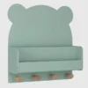 babyGap Brannan Bear vägghylla med 4 krokar