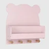 babyGap Brannan Bear vägghylla med 4 krokar
