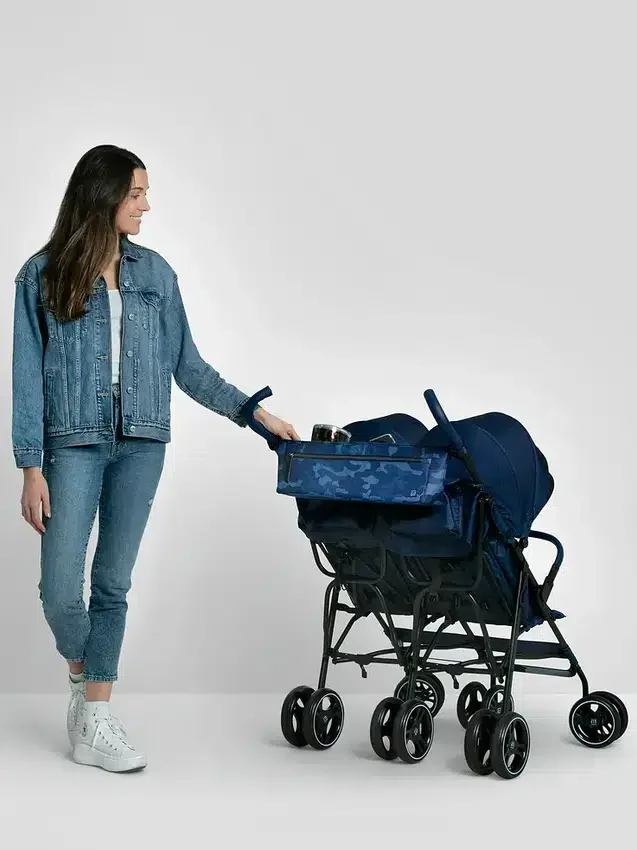 babyGap Classic dubbelbarnvagn