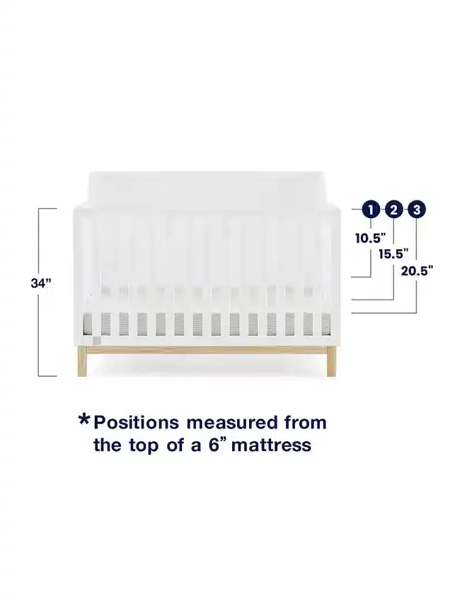 babyGap Oxford ombyggbar spjälsäng