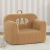 babyGap-stol i ribbad velour med skumfyllning och logotyp