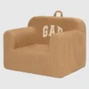 babyGap-stol i ribbad velour med skumfyllning och logotyp