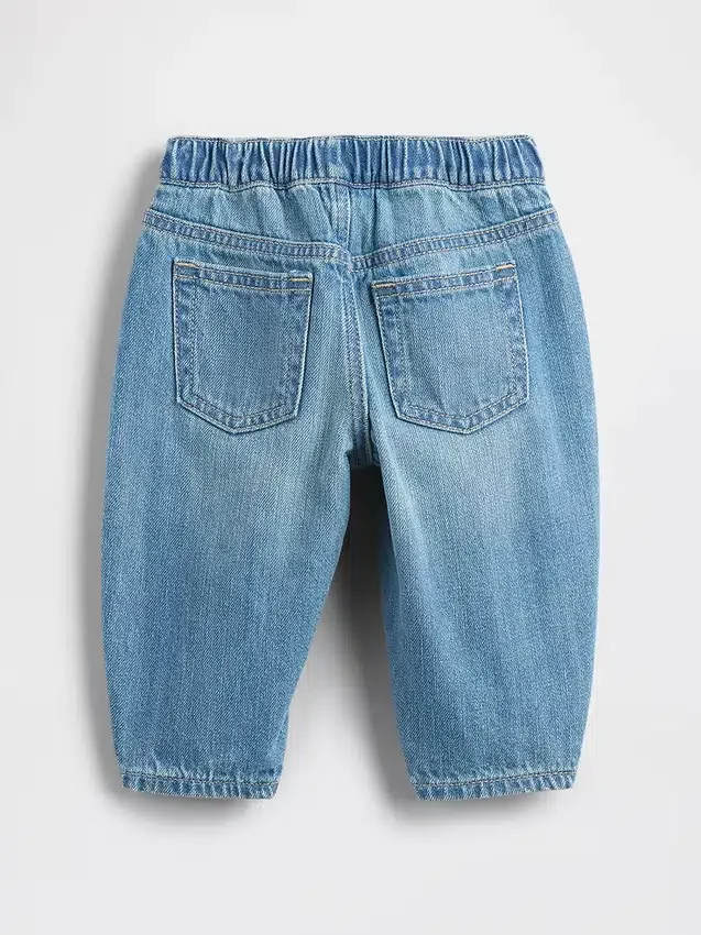 Babyjeans med rörformad passform