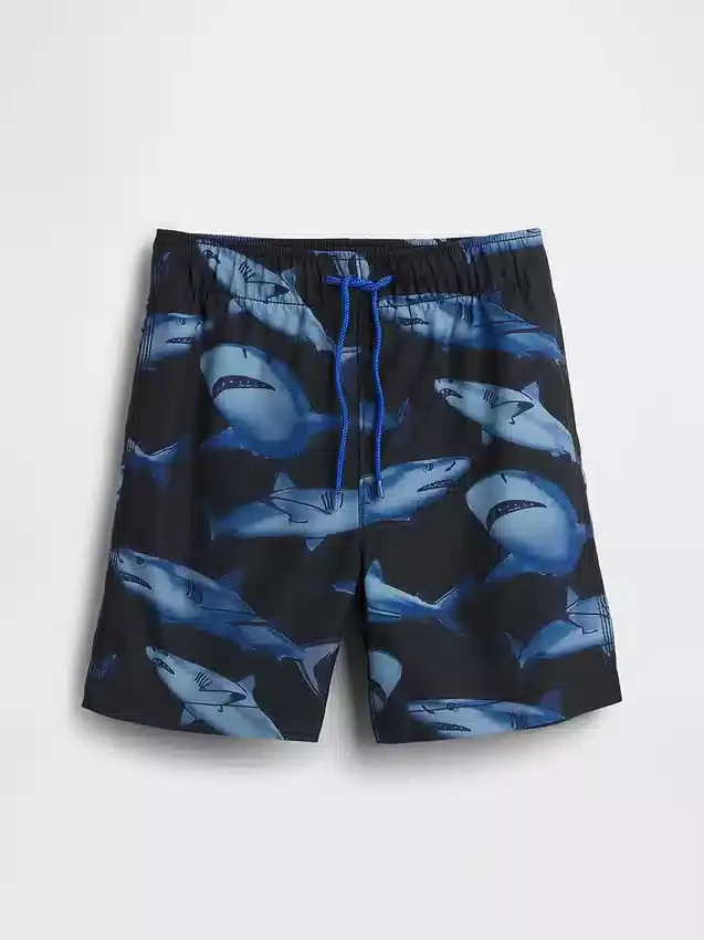 Badshorts för barn, 5", återvunnet material
