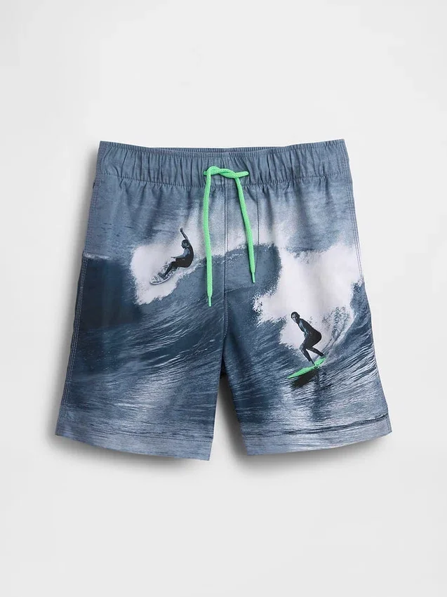 Badshorts för barn, 5", återvunnet material