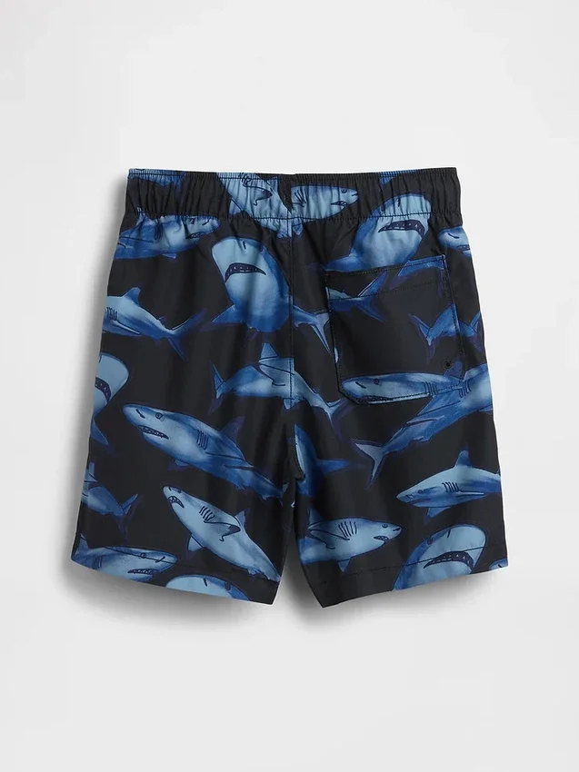 Badshorts för barn, 5", återvunnet material