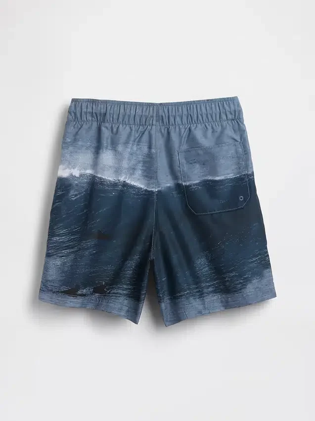 Badshorts för barn, 5", återvunnet material