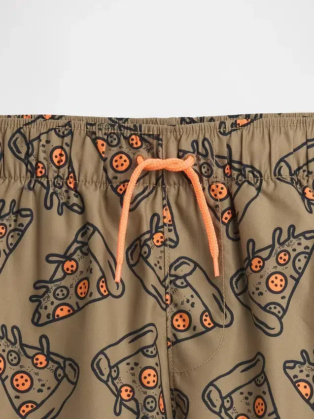 Badshorts för barn, 5", återvunnet material