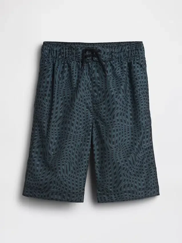 Badshorts för barn, 8", återvunnet material