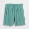 Badshorts i seersucker för barn, 5"