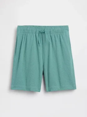 Badshorts i seersucker för barn, 5"
