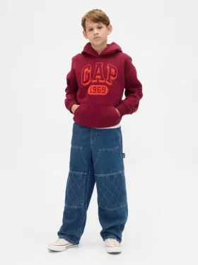 Baggy-Jeans i snickarstil för barn
