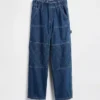 Baggy-Jeans i snickarstil för barn