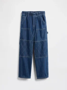 Baggy-Jeans i snickarstil för barn
