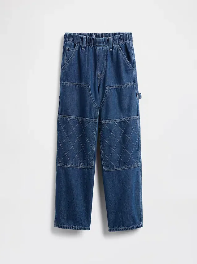 Baggy-Jeans i snickarstil för barn