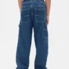 Baggy-Jeans i snickarstil för barn