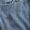 Baggy-jeans i ultramjuk denim med randmönster och medelhög midja