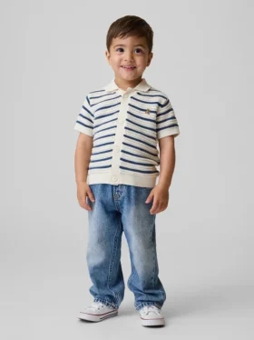Baggy-jeans med dragkedja för Baby & Småbarn