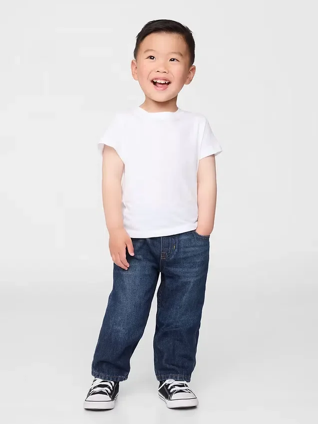 Baggy-jeans med dragkedja för Baby & Småbarn