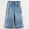 Baggy-jeans med fjärilsmotiv för Baby & Småbarn