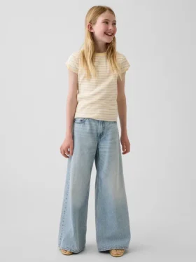 Baggy-jeans med låg midja för barn