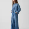 Baggy-jeans med låg midja för barn