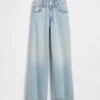 Baggy-jeans med låg midja för barn