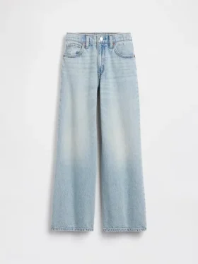 Baggy-jeans med låg midja för barn