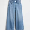 Baggy-jeans med låg midja för barn
