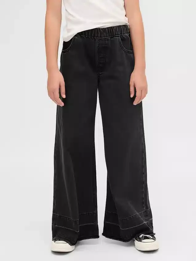 Baggy-jeans med låg midja för barn