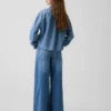 Baggy-jeans med låg midja för barn