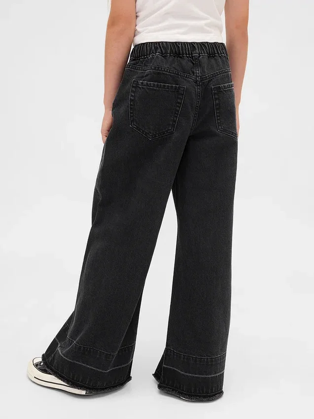 Baggy-jeans med låg midja för barn