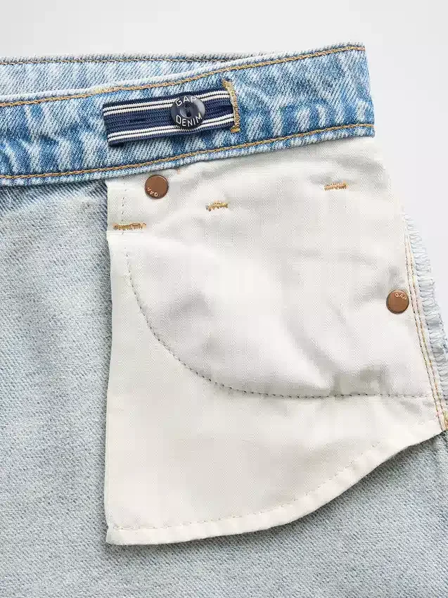 Baggy-jeans med låg midja för barn