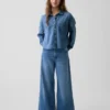 Baggy-jeans med låg midja för barn