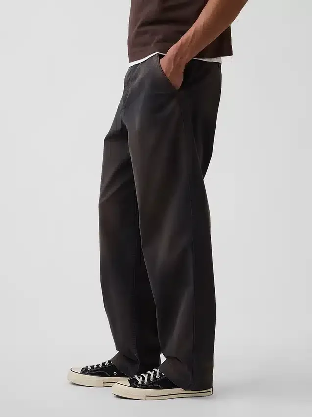 Baggy khakibyxor