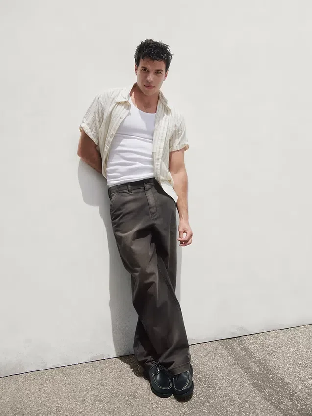 Baggy khakibyxor
