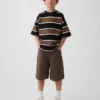 Baggy-shorts i denim för barn