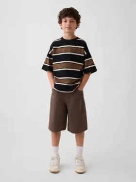 Baggy-shorts i denim för barn