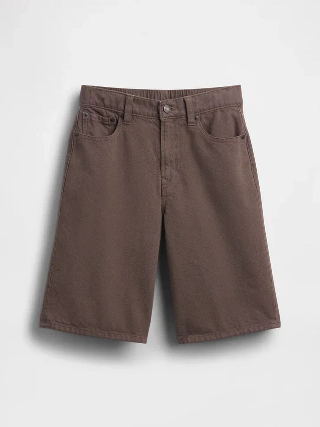 Baggy-shorts i denim för barn