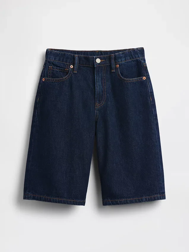 Baggy-shorts i denim för barn