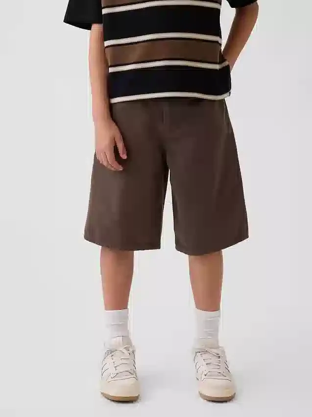 Baggy-shorts i denim för barn