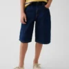 Baggy-shorts i denim för barn