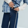 Baggy-shorts i denim för barn