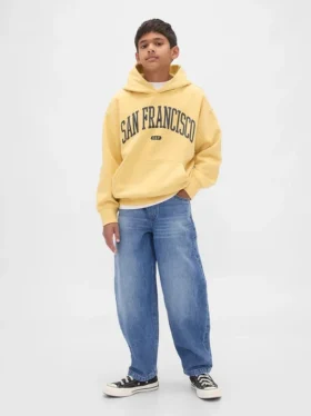Baggy Taper-Jeans för barn