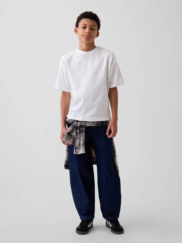 Baggy Taper-Jeans för barn