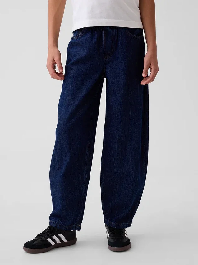 Baggy Taper-Jeans för barn