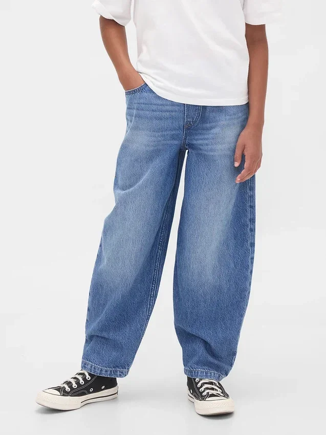 Baggy Taper-Jeans för barn