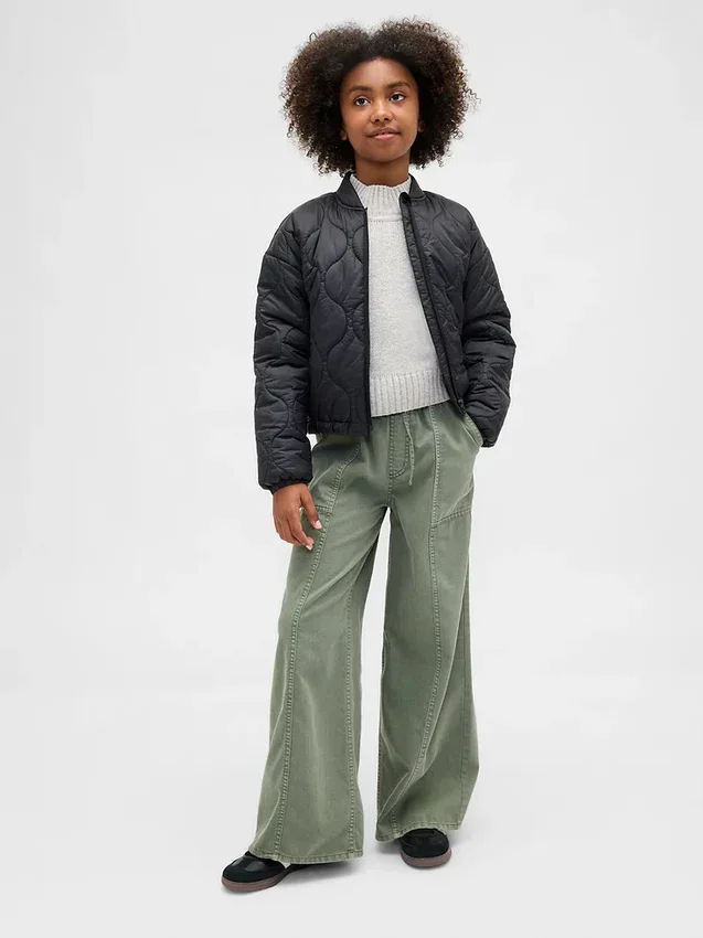 Baggybyxor i twill för barn