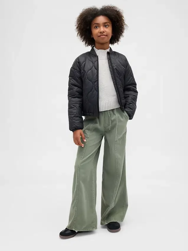 Baggybyxor i twill för barn