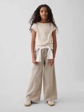 Baggybyxor i twill för barn